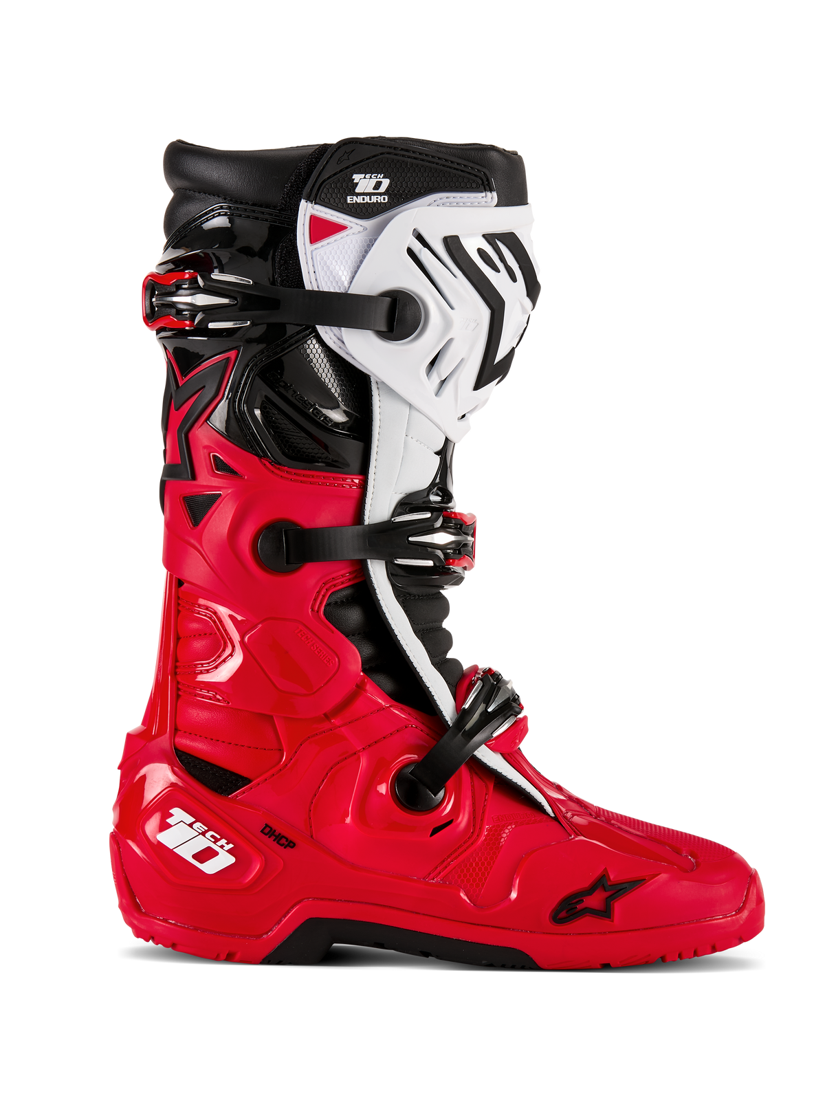 Tech 10 Enduro Boots Bright Red/Black/White 10
