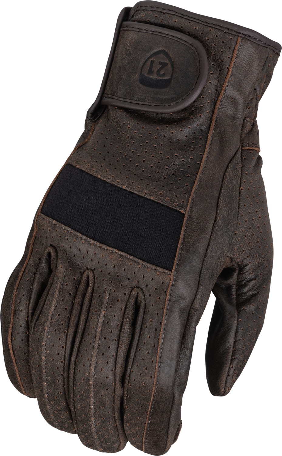 Jab Perforated Gloves Brown Md