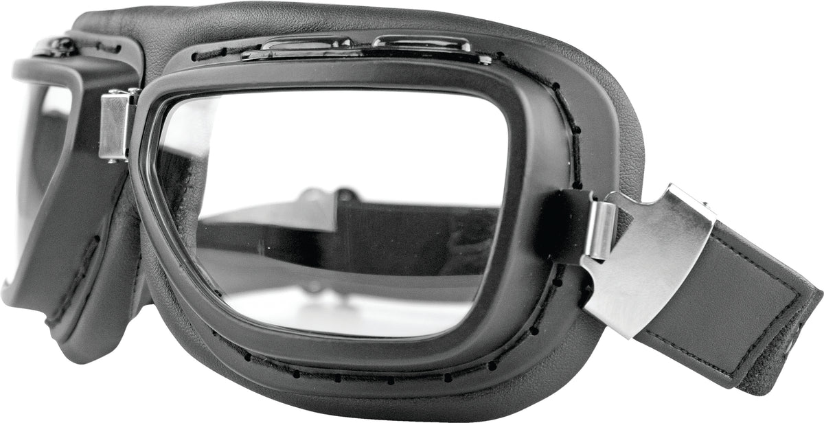 Pilot Goggles Matte Black W/Interchangeable Lenses