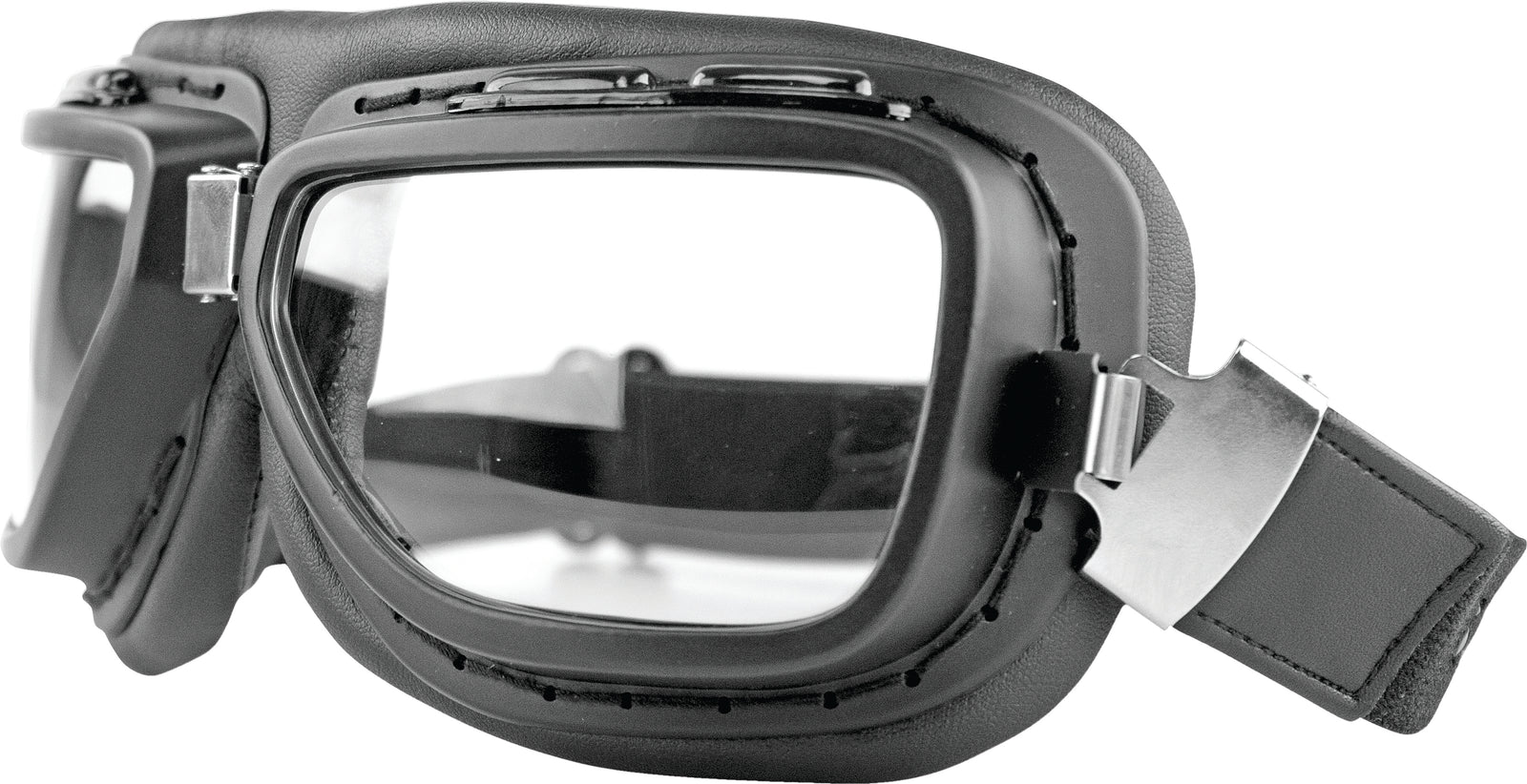 Pilot Goggles Matte Black W/Interchangeable Lenses