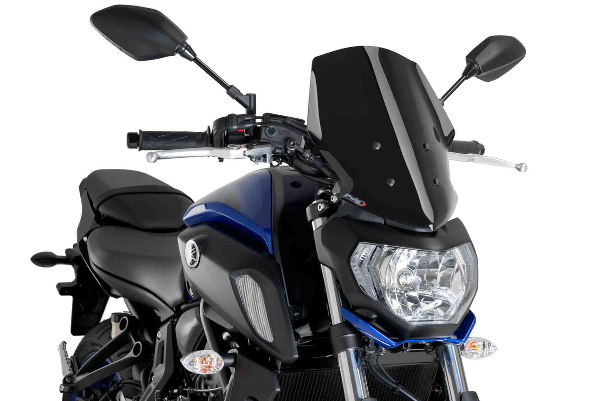 Windscreen Naked New Gen Touring Black Yam