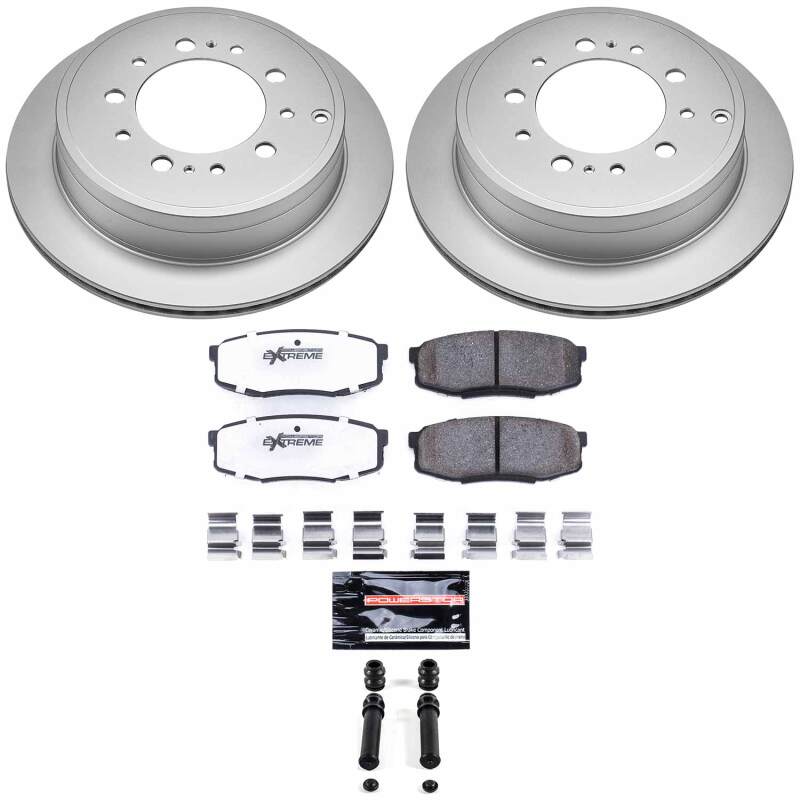 Power Stop 08-11 Lexus LX570 Rear Z36 Coated Truck &amp; Tow Brake Kit