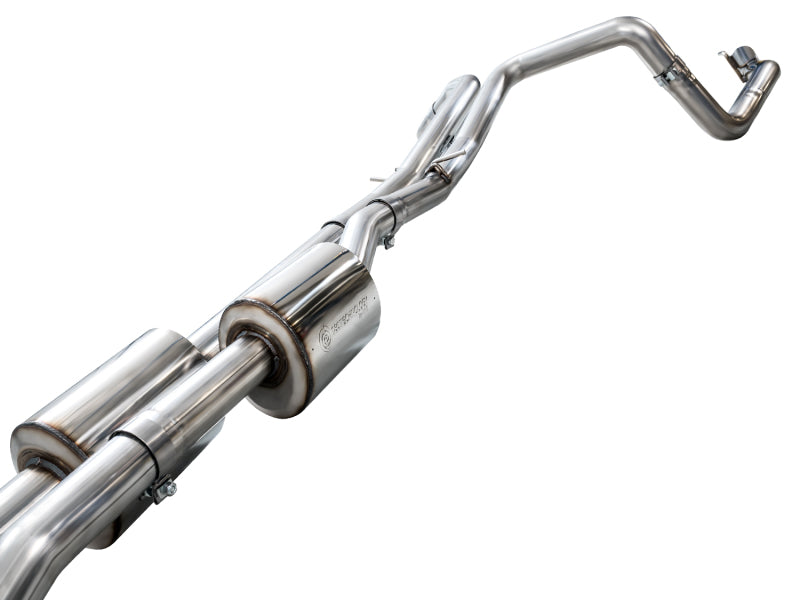 AWE 4th Gen GM 1500 6.2L Catback Split Rear Exit (w/ Bumper Cutouts) - OE Tips