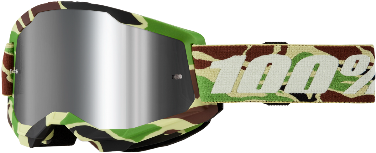 Strata 2 Goggle War Camo Mirror Silver Lens