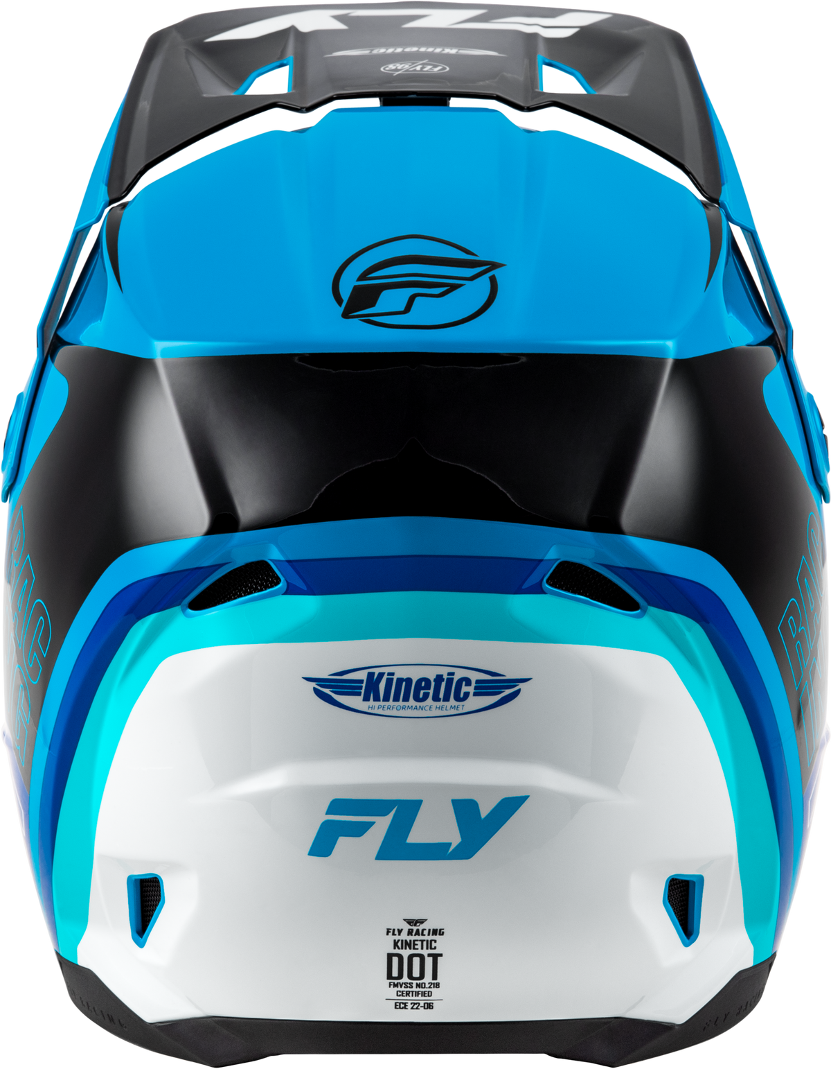 Kinetic Rally Helmet Blue/Black/White 2x