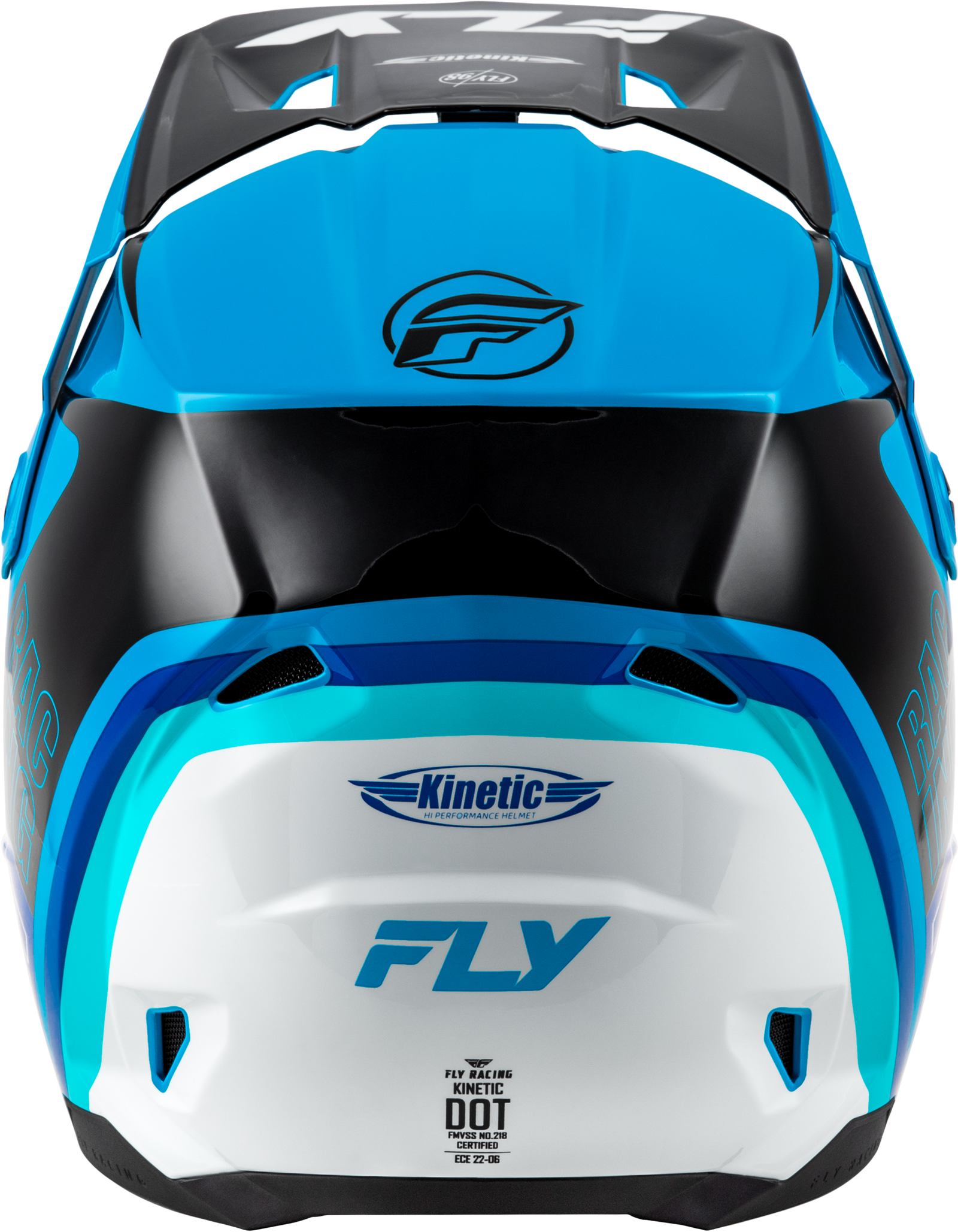Kinetic Rally Helmet Blue/Black/White 2x