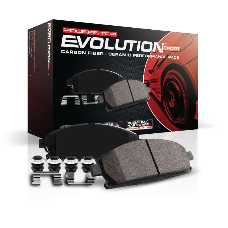 Power Stop 2016 Scion iA Front Z23 Evolution Sport Brake Pads w/Hardware