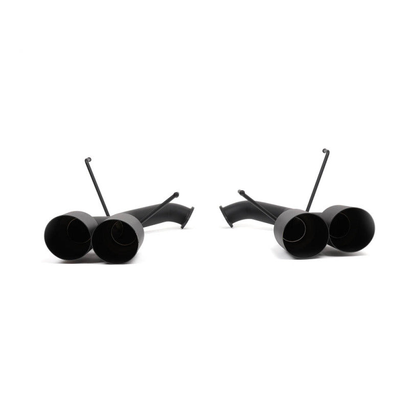 BLOX Racing 2022+ WRX Muffler Delete / Axle Back Single Wall 4in - Matte Black Tips