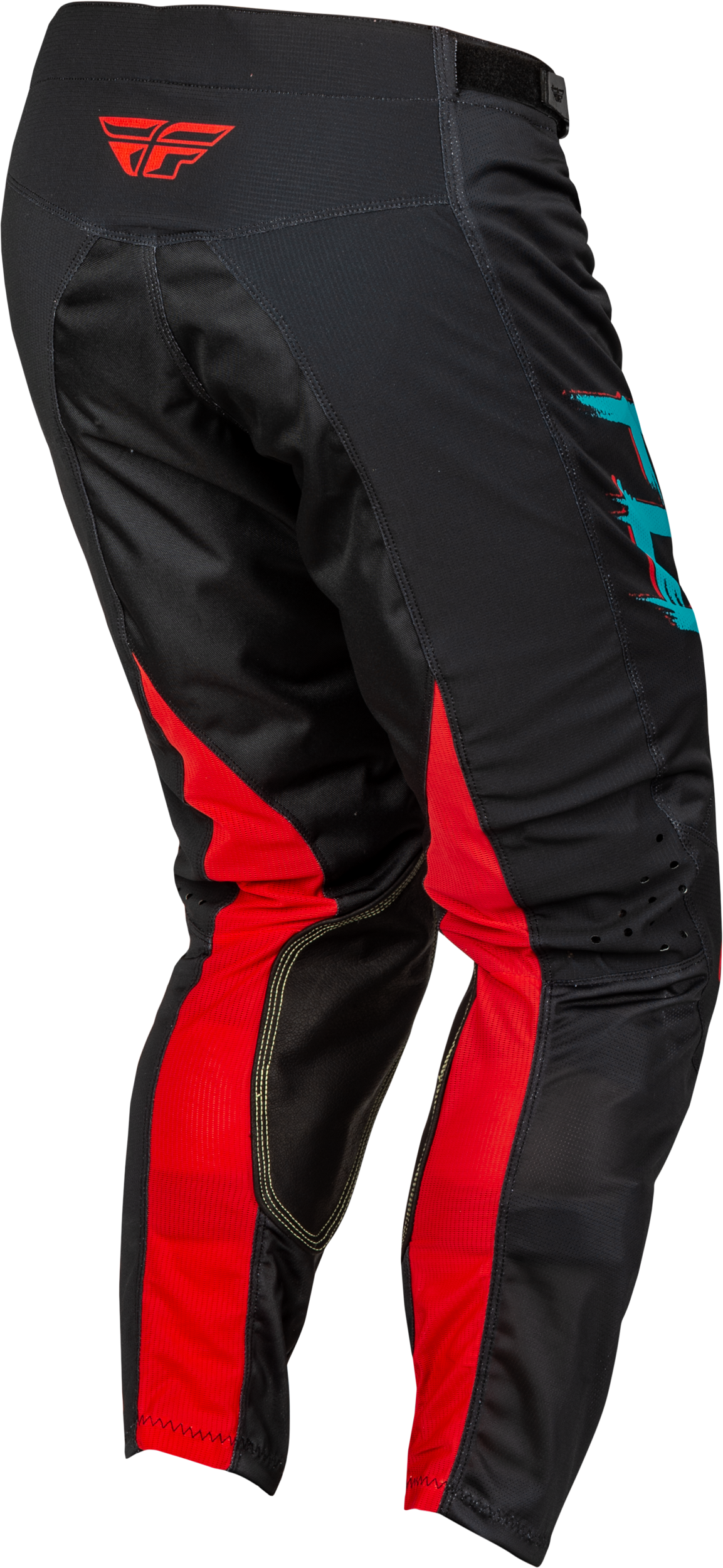 Kinetic Mesh Rave Pants Red/Black/Mint Sz 30