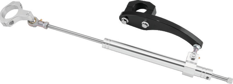 Twin Power 09-13 FLH FLT Models Satin Finish Steering Damper Kit