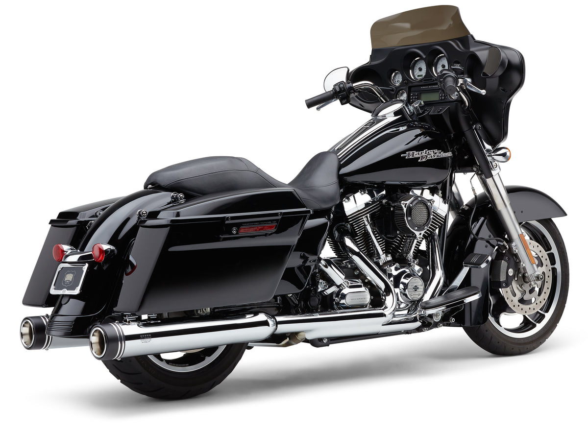 4.5" Groove Tip Slip On Chrome Flh/Flt 95 16