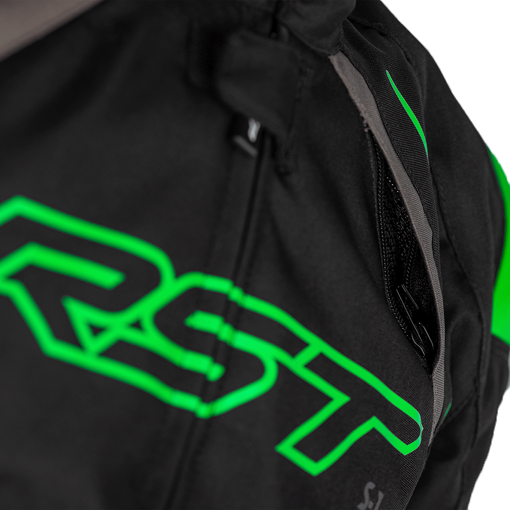 S1 Ce Jacket Blk/Gry/Neon Grn Textile 3xl
