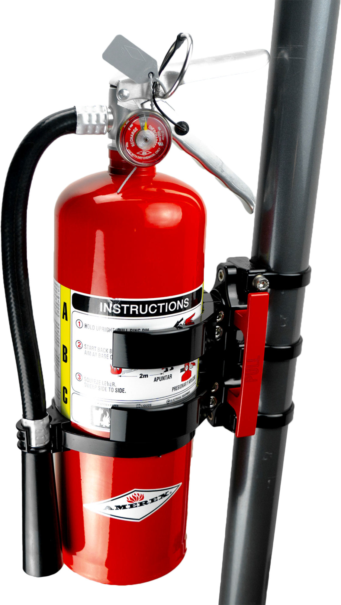 Quick Release Fire Mount For 5lb Amerex  Black