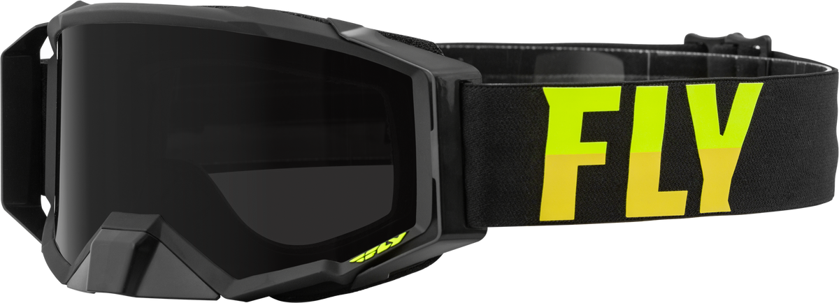 Zone Pro W/C Goggle Blk/Hi Vis W/Dark Smoke Polar Hydro Lens