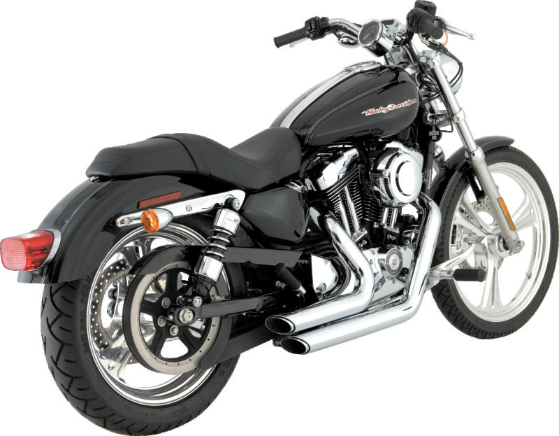 Progressive Harley 412 Series Shocks 11.0in - Chrome