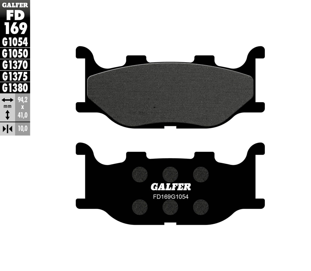 Brake Pads Semi Metallic Fd169g1054