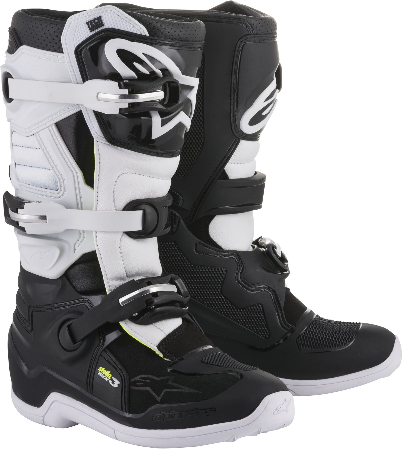 Tech 3 Stella Boots Black/White Sz 08