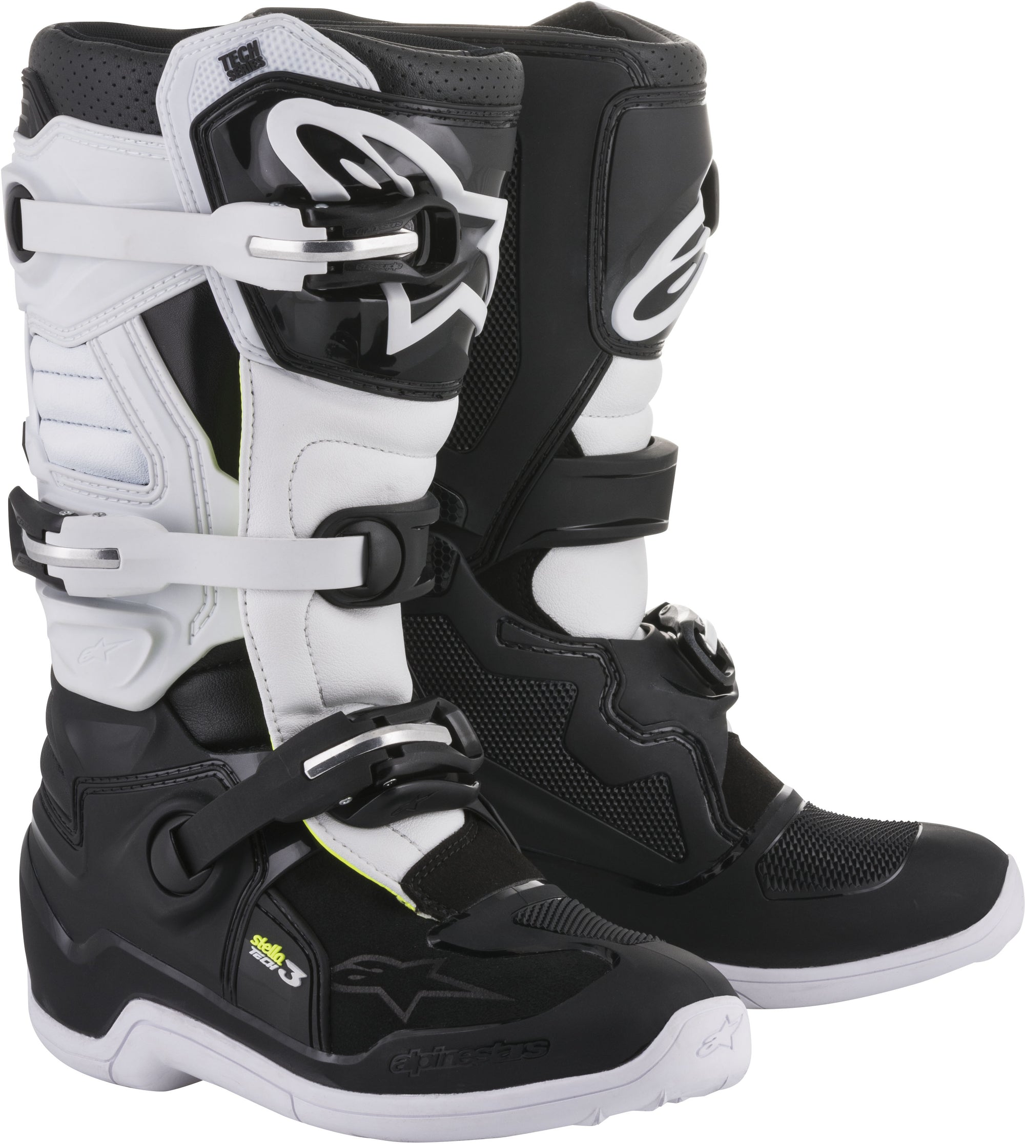 Tech 3 Stella Boots Black/White Sz 08