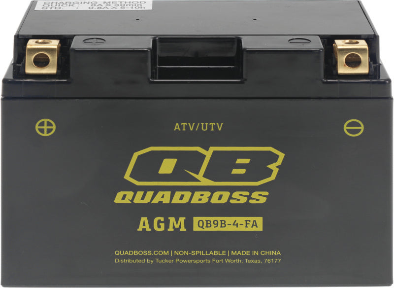 QuadBoss Maintenance-Free AGM Battery QB9B-4-FA