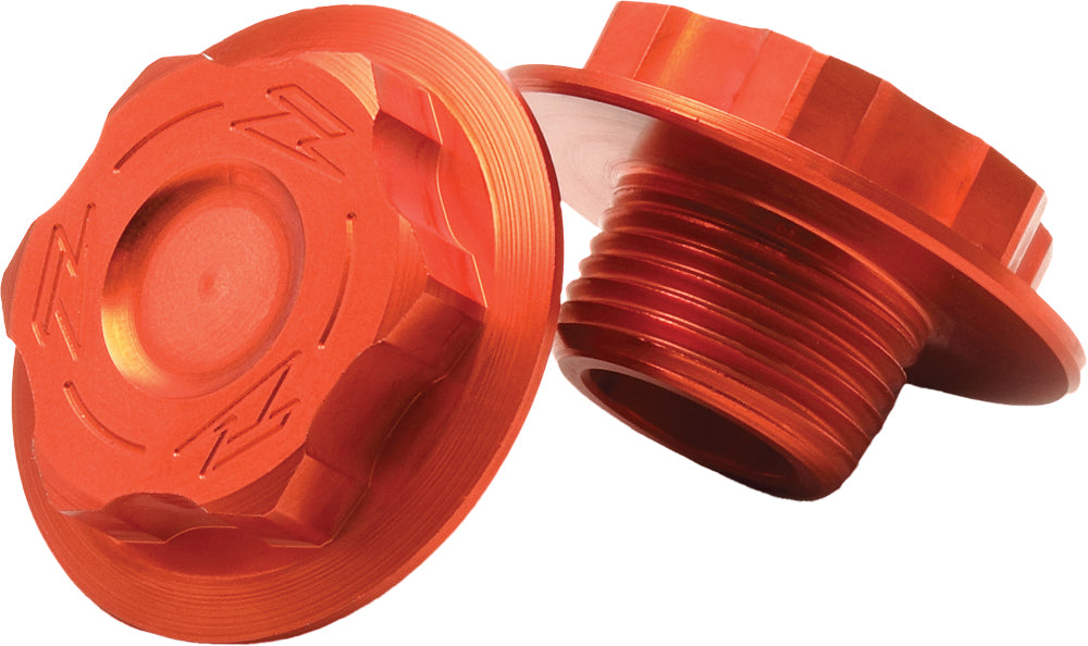 Steering Stem Nut &amp; Bolt Orange M20x27 P1.5 L=11.5