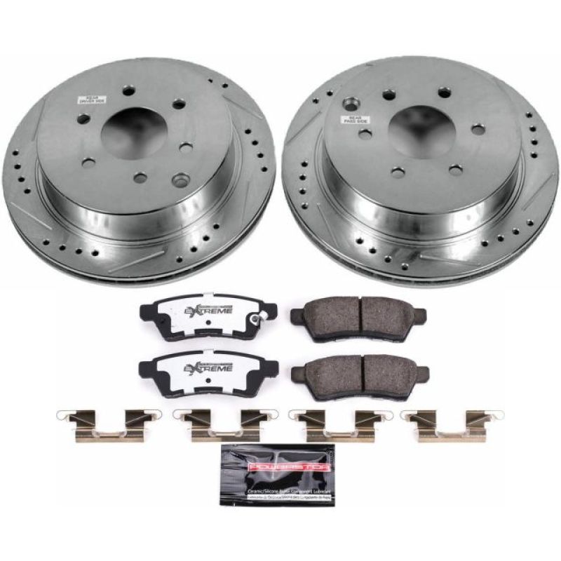 Power Stop 05-18 Nissan Frontier Rear Z36 Truck &amp; Tow Brake Kit