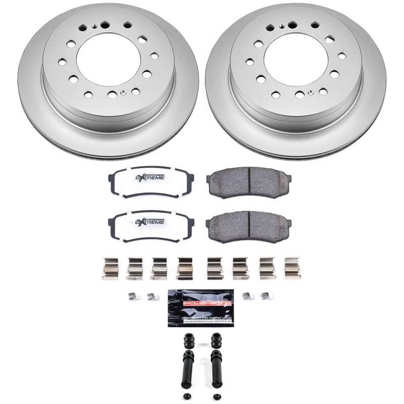 Power Stop 03-09 Lexus GX470 Rear Z36 Coated Truck &amp; Tow Brake Kit