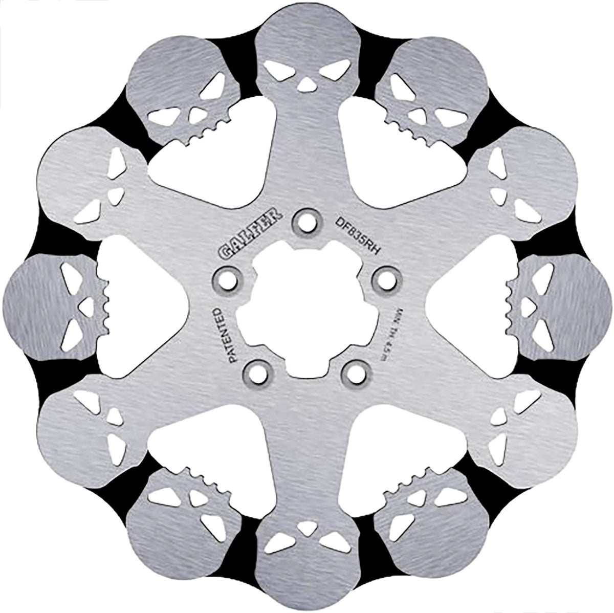 Rotor 11.5" Solid Skull Fr Stainless