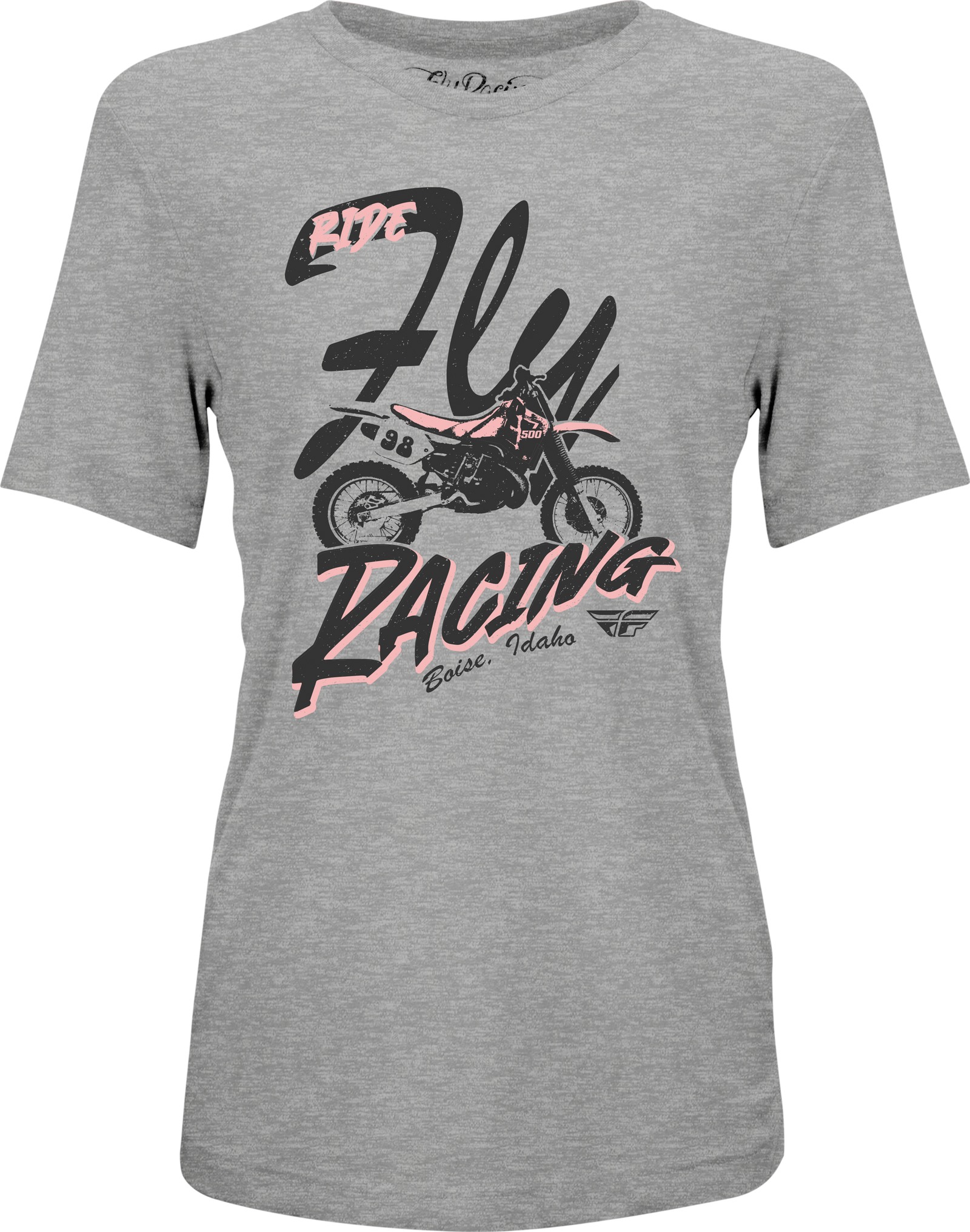 Fly Women's Vintage Tee Grey 2x
