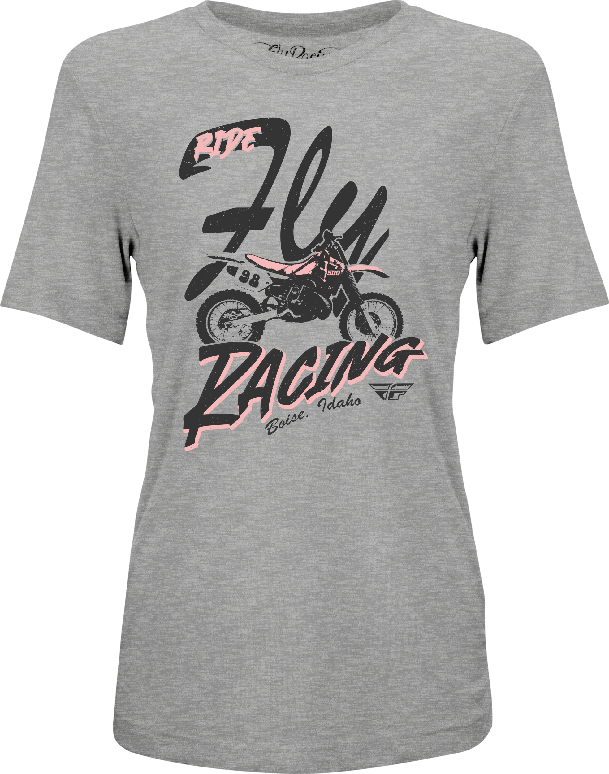 Fly Women's Vintage Tee Grey 2x