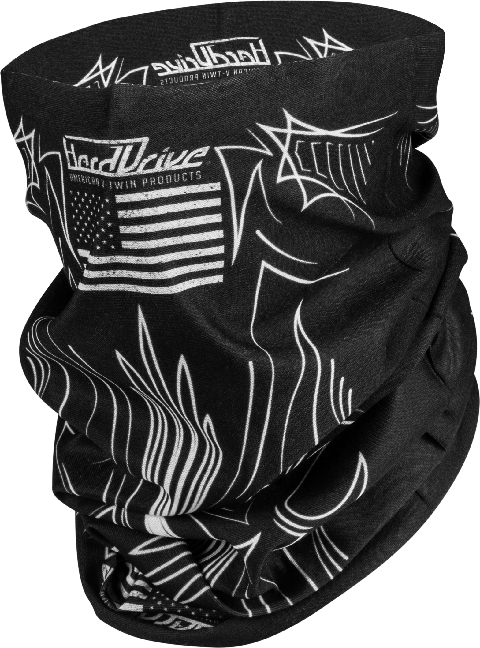 Harddrive Neck Gaitor True Black