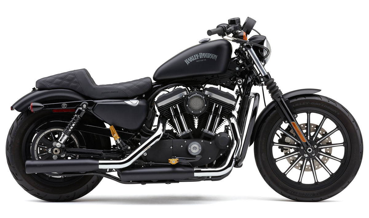 3&quot; Nh Series Slip Ons Black Sportster 14 22