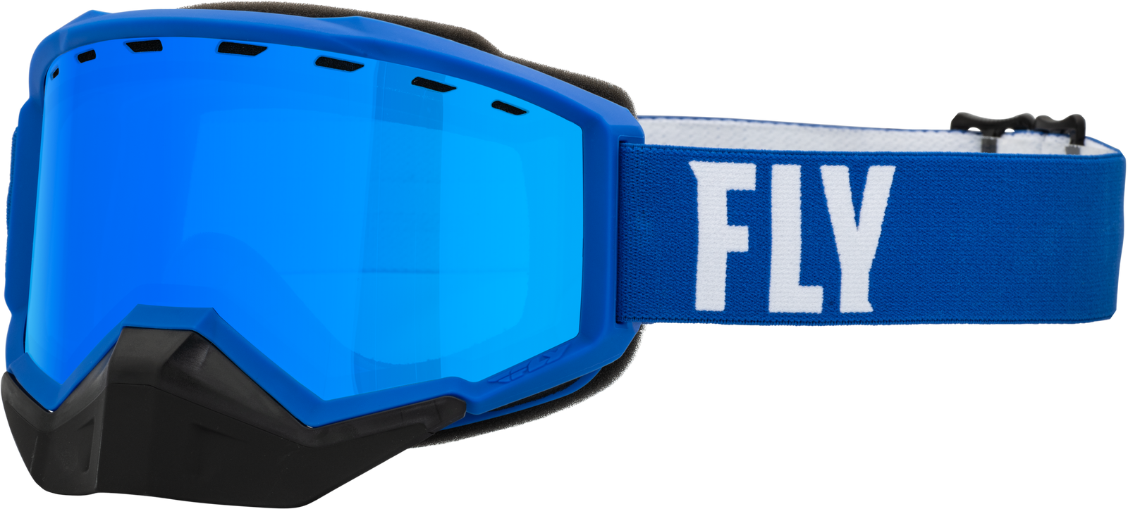 Focus Snow Goggle Blue/White W/ Sky Blue Mirror/Blue Lens