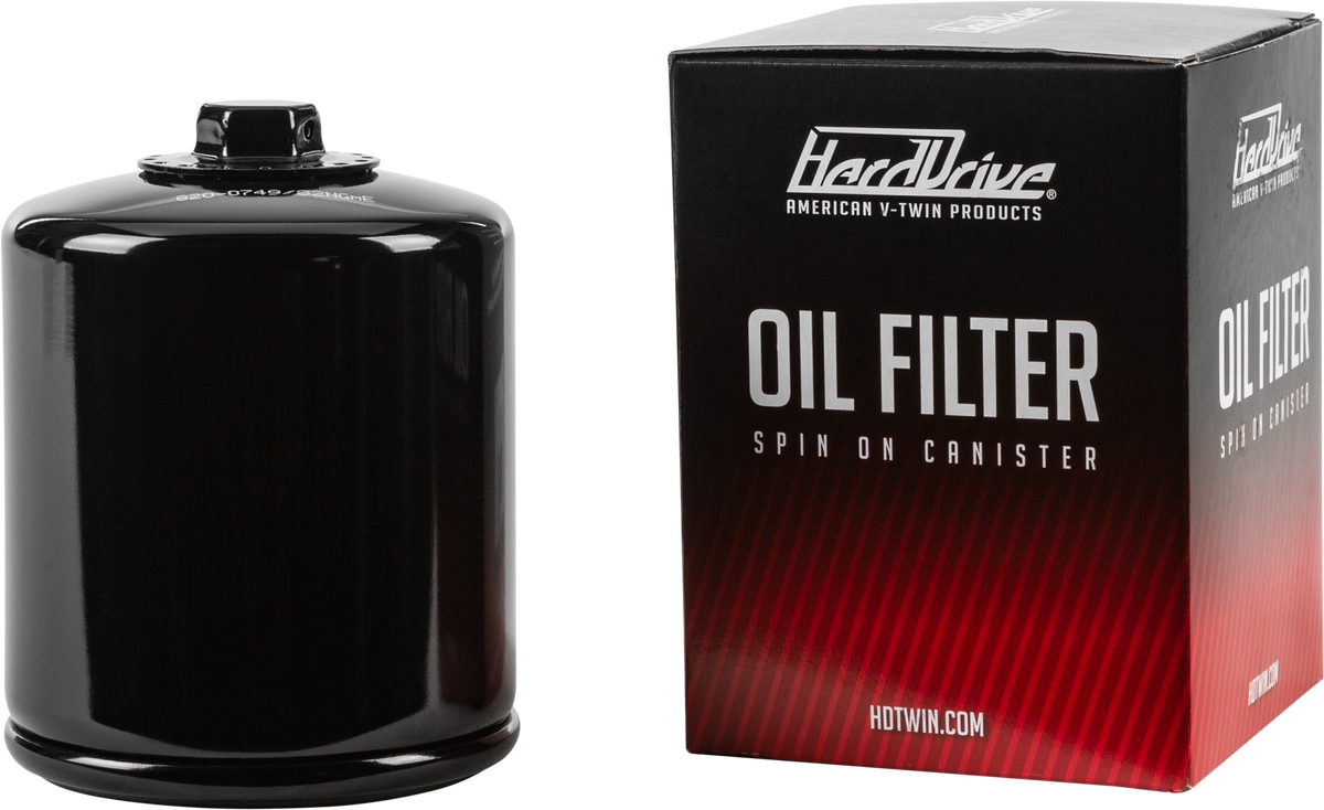 Oil Filter Evo Blk W/Nut 170bn Oe 63805 80a