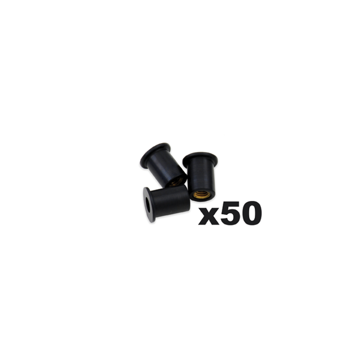 M5 WINDSCREEN WELL NUTS 50/PK