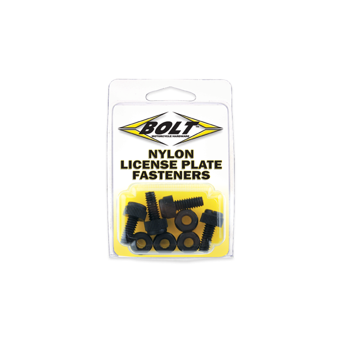 LICENSE PLATE FASTNERS 4/PK