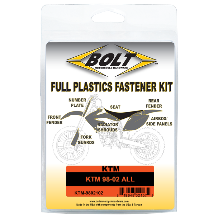 BODY WORK FASTENER KIT - KTM