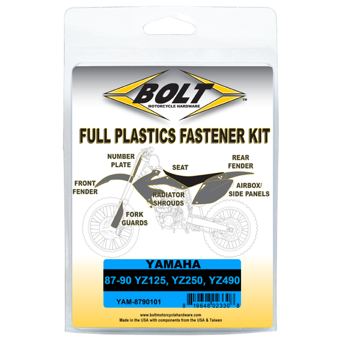 BODY WORK FASTENER KIT - YAM
