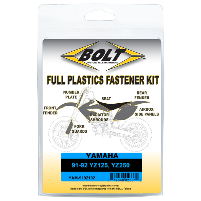 BODY WORK FASTENER KIT - YAM