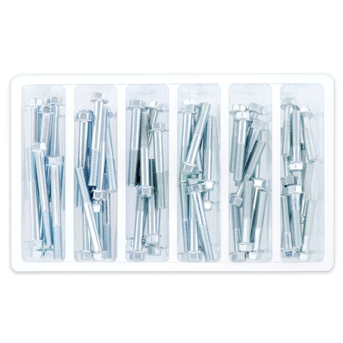 SVC M6 8MM HEX FLNG BOLT ASST2