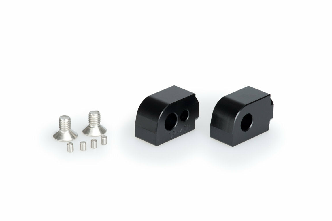 Footpeg Adaptor Passenger Black Suz