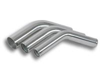 Vibrant .75in O.D. Universal Aluminum Tubing (45 Degree Bend) - Polished
