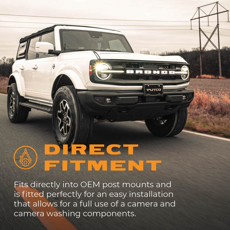 Putco 21-23 Ford Bronco Emblem (Does Not Fit Front Camera Models)