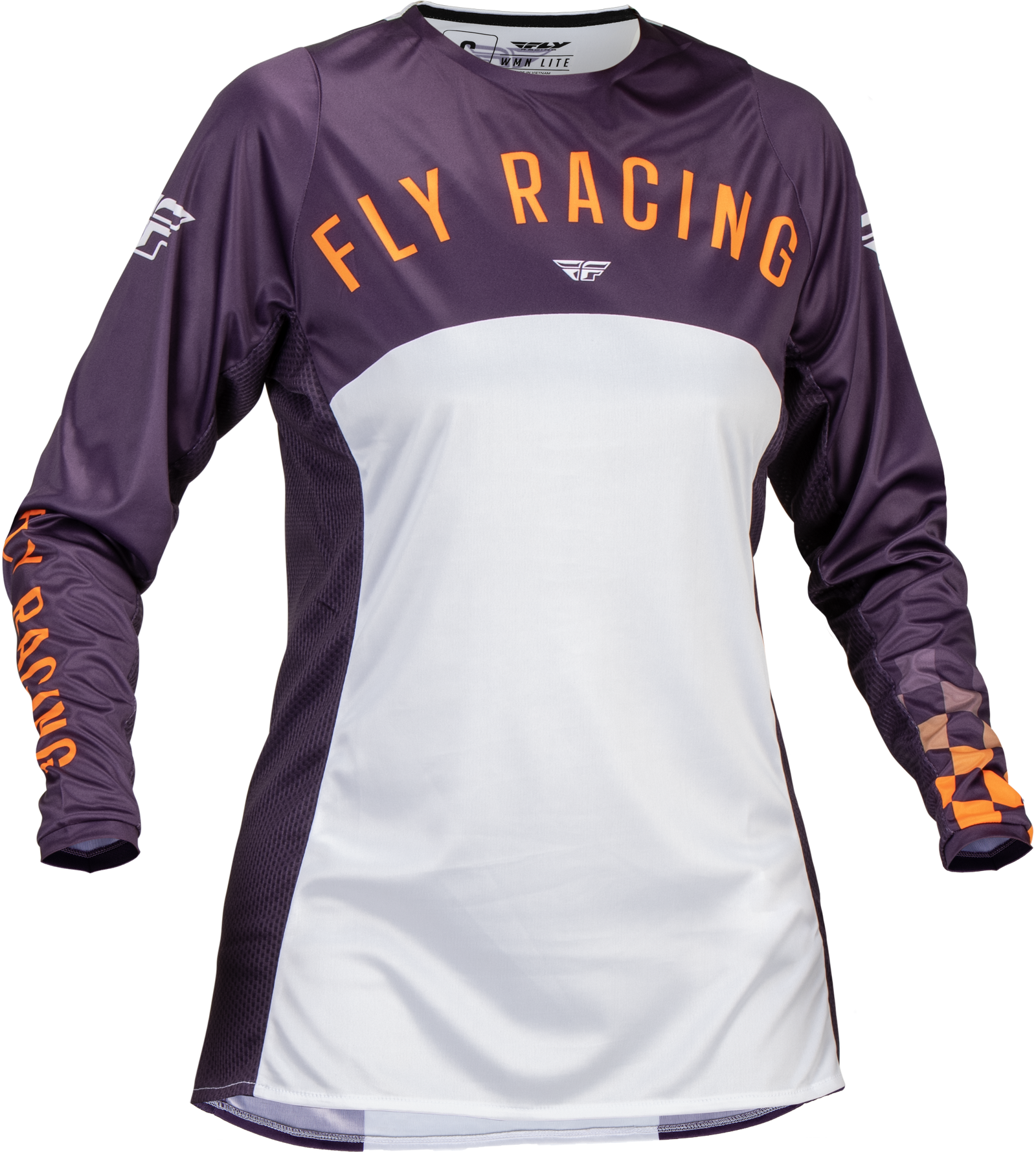 Women's Lite Jersey Deep Purple/Wht/Neon Coral Lg