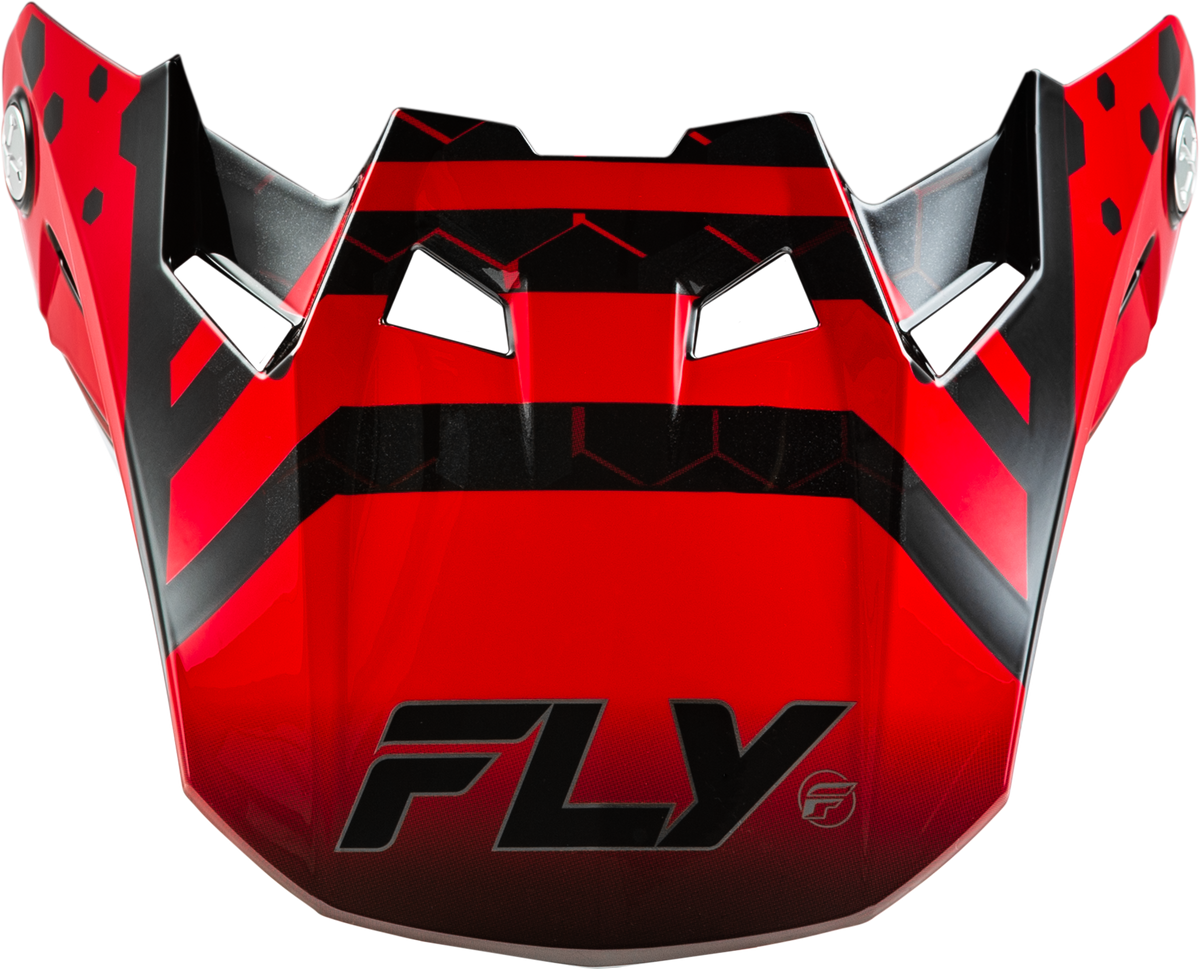 Formula Cc Tektonic Visor Black/Red/Orange Yl/Sm
