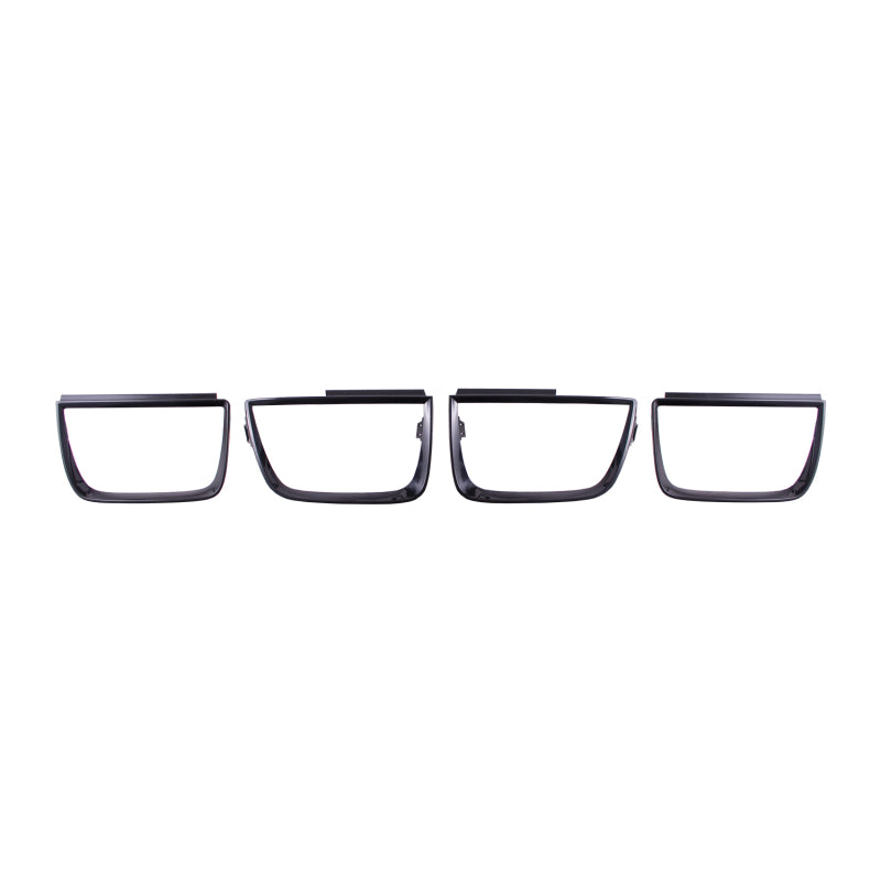 ANZO 2010-2013 Chevrolet Camaro Taillight Bezels - 4pc Gloss Black