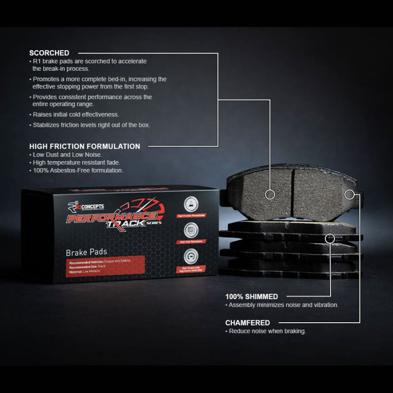 R1 09-20 Nissan 370Z Front Track/Street Brake Pads