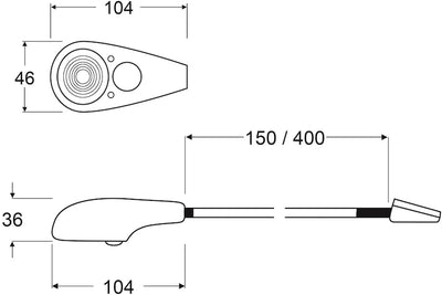 Hella Interiorlamp 400 Bic Md931V Black 2Ja