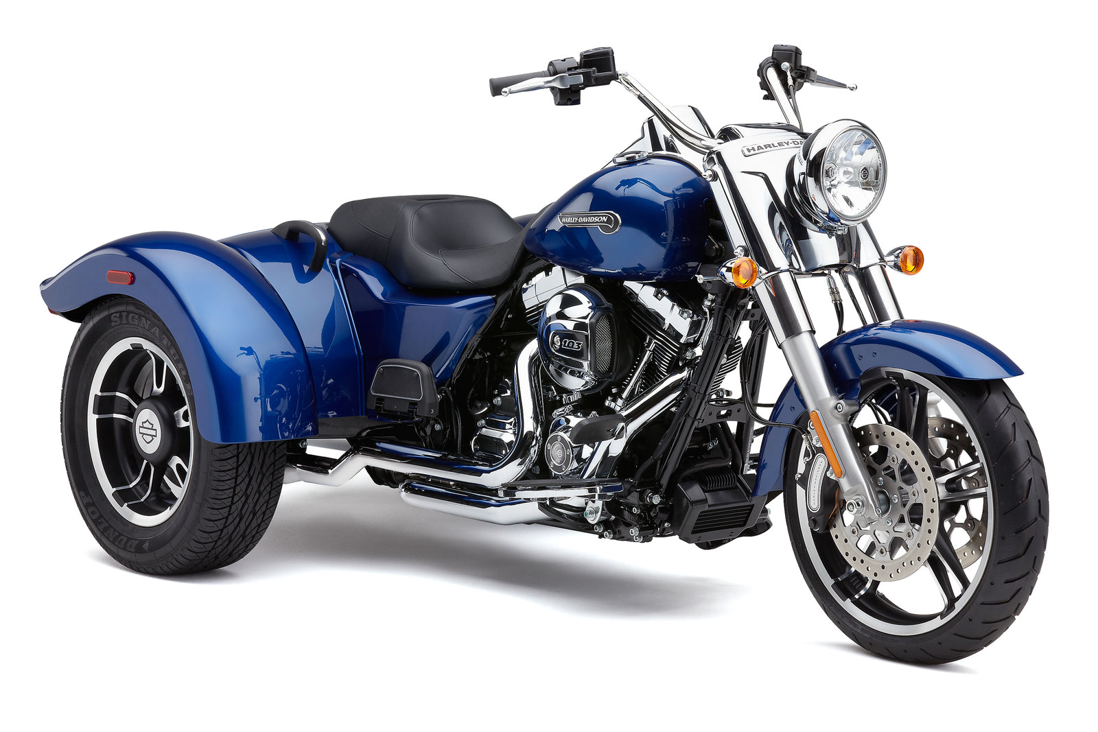 Powerport Dual Headpipes Chrome Trike 10 16