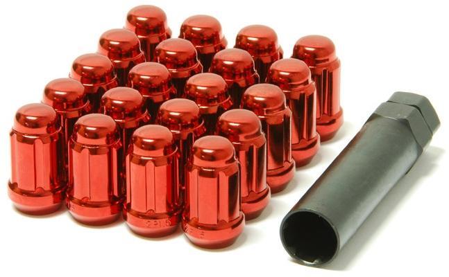 Wheel Mate Muteki Closed End Lug Nuts - Deep Black 12x1.25