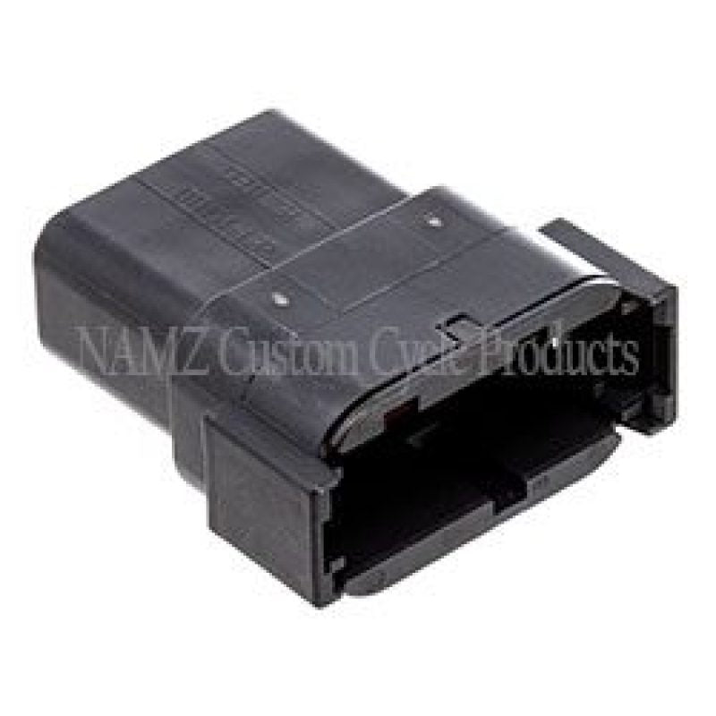NAMZ Deutsch DTM 12-Position Receptacle w/12 Stamped Terminals &amp; Wedgelock - Black (HD 74109-98BK)